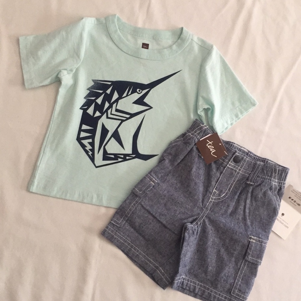 Tea Collection Shorts and Tee Shirt